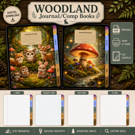 Digital Composition Book - Woodlands