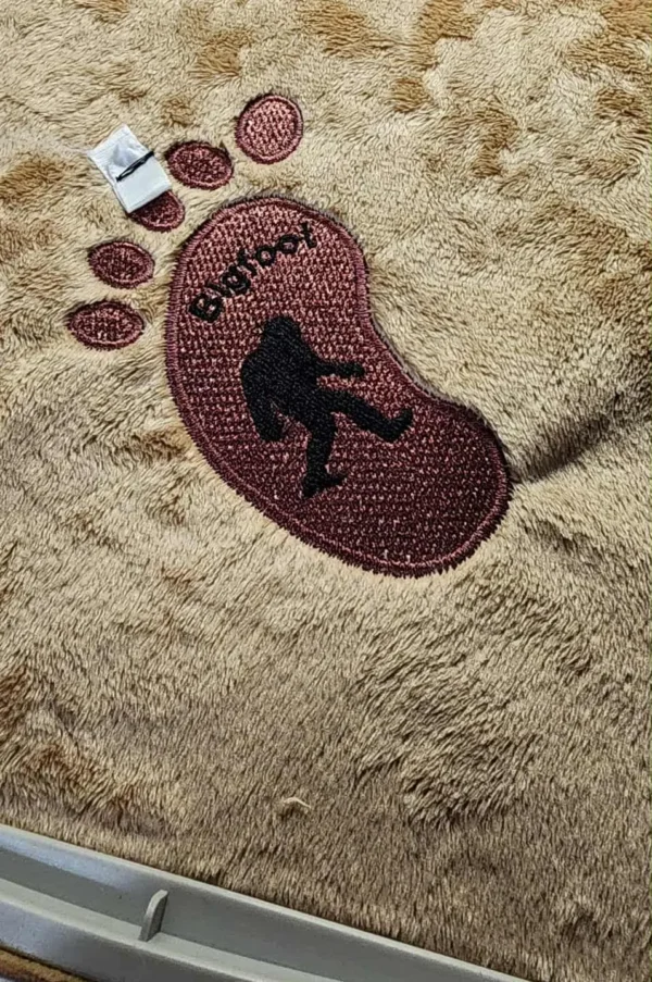 Bigfoot Foot Plush Keychain – Digital Embroidery File (ITH File)