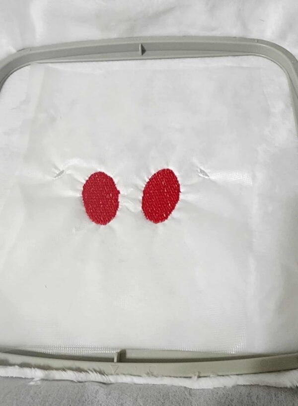 Dover Demon Head Plush Keychain (ITH) Embroidery Design File