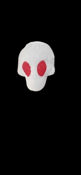 Dover Demon Head Plush Keychain (ITH) Embroidery Design File