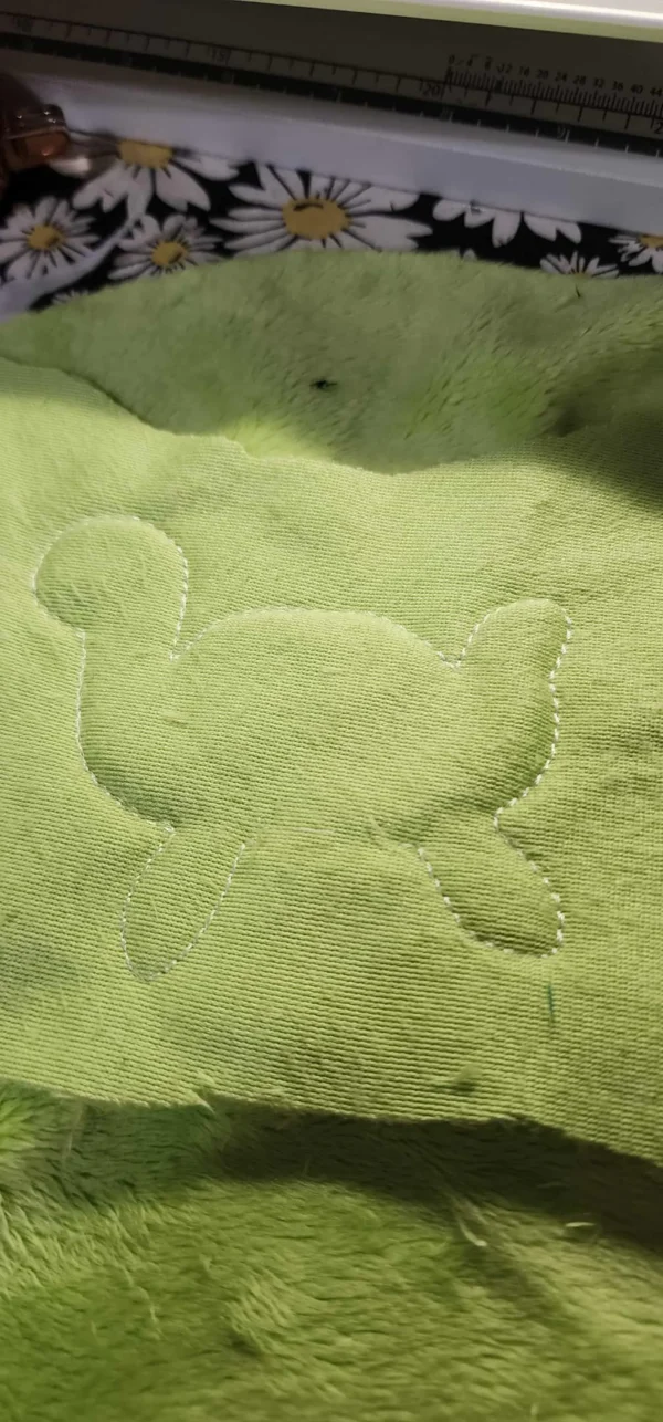 Loch Ness Monster Plush ITH Keychain – Machine Embroidery Design File Nessi1