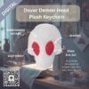 Dover Demon Head Plush Keychain (ITH) Embroidery Design File