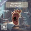 Bigfoot Foot Plush Keychain – Digital Embroidery File (ITH File)
