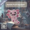 ITH Axolotl Plush Keychain – Digital Machine Embroidery File (ITH Pattern)