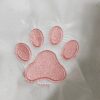 Paw Print Plush Keychain – ITH Machine Embroidery Design File