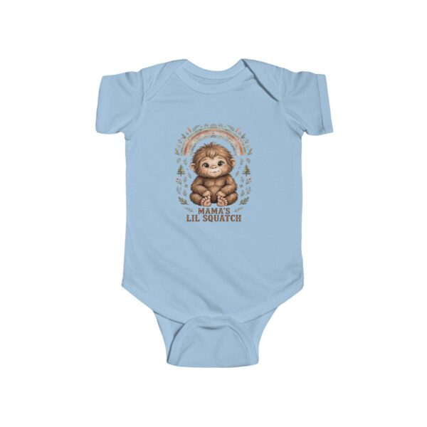 Cute Boho Baby Bigfoot Bodysuit | Mamas Lil Squatch Infant Onesie® |  Neutral Earth Tone Woodland Baby Shower Gift
