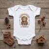 Cute Boho Baby Bigfoot Bodysuit | Mamas Lil Squatch Infant Onesie® |  Neutral Earth Tone Woodland Baby Shower Gift