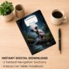 Cryptid Dover Demon Digital Notebook, Hyperlinked Composition Book, Alien Journal PDF for GoodNotes Notability, Dark Aesthetic Stationary