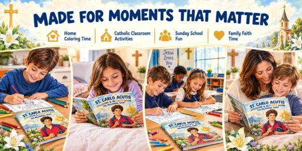 Commercial License Upgrade: St. Carlo Acutis Activity Book (Unbranded Files)