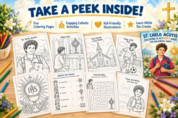 Commercial License Upgrade: St. Carlo Acutis Activity Book (Unbranded Files)