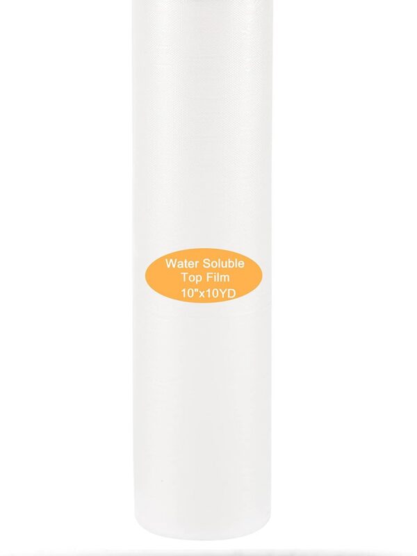 New brothread 10" x 10 Yd Roll Water Soluble Embroidery Topping Film