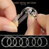 Keychains, 40PCS Key Rings and Keychain Clip