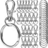 Keychains, 40PCS Key Rings and Keychain Clip